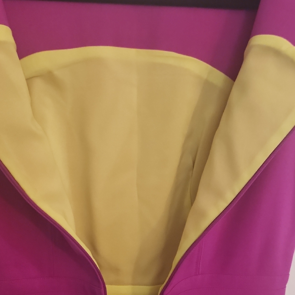 Marc New York Women's Pink Fuchsia Belted Sheath Dress Size 2 - Picture 9 of 14